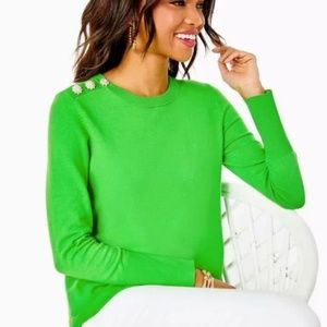 NWT Lilly Pulitzer Morgen Sweater size XS in Sprout Green